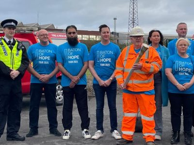 Baton of Hope north Lincolnshire