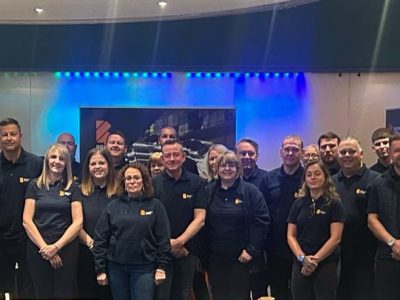 British Steel team members at employment open day