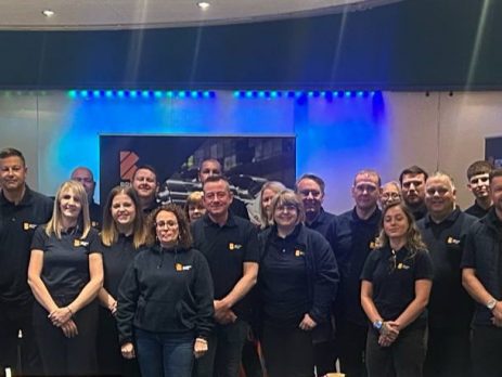 British Steel team members at employment open day