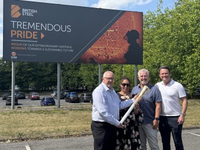 Baton of Hope visits British Steel Scunthorpe