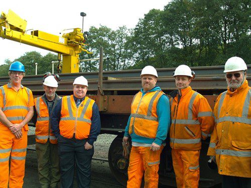 Historic steam uses modern steel British Steel