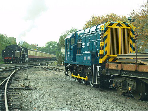 Historic steam uses modern steel British Steel