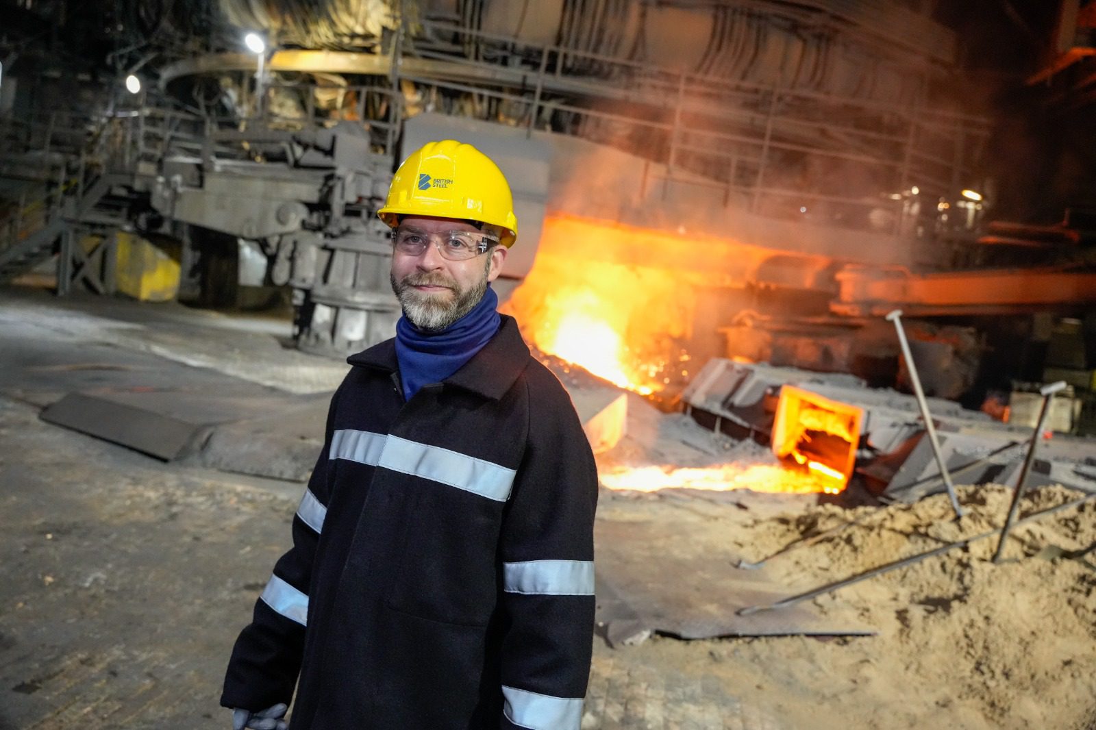 Jonathan Reynolds visits Scunthorpe blast furnaces Jonathan Reynolds visits Scunthorpe blast furnaces