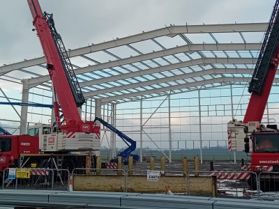 Structural sections in place at ABP's Helm at Immingham