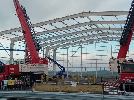Structural sections in place at ABP's Helm at Immingham