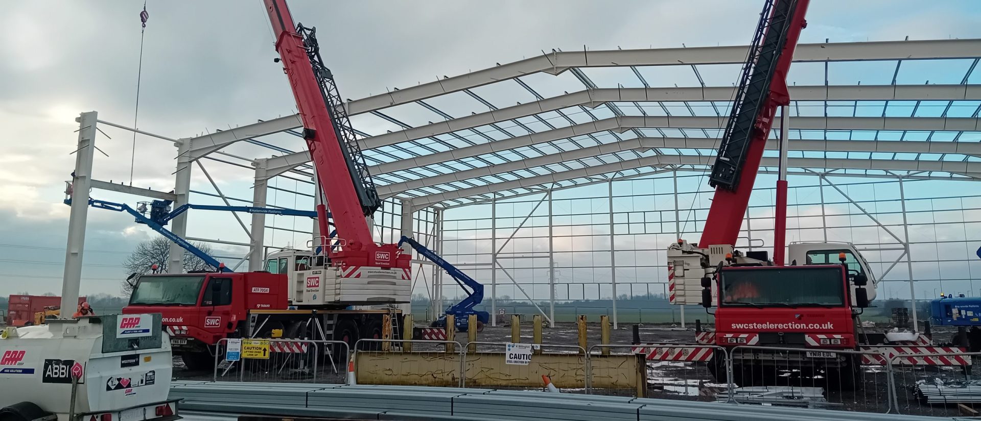 ABP port 1 Structural sections in place at ABP's Helm at Immingham
