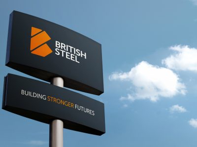 British Steel sign