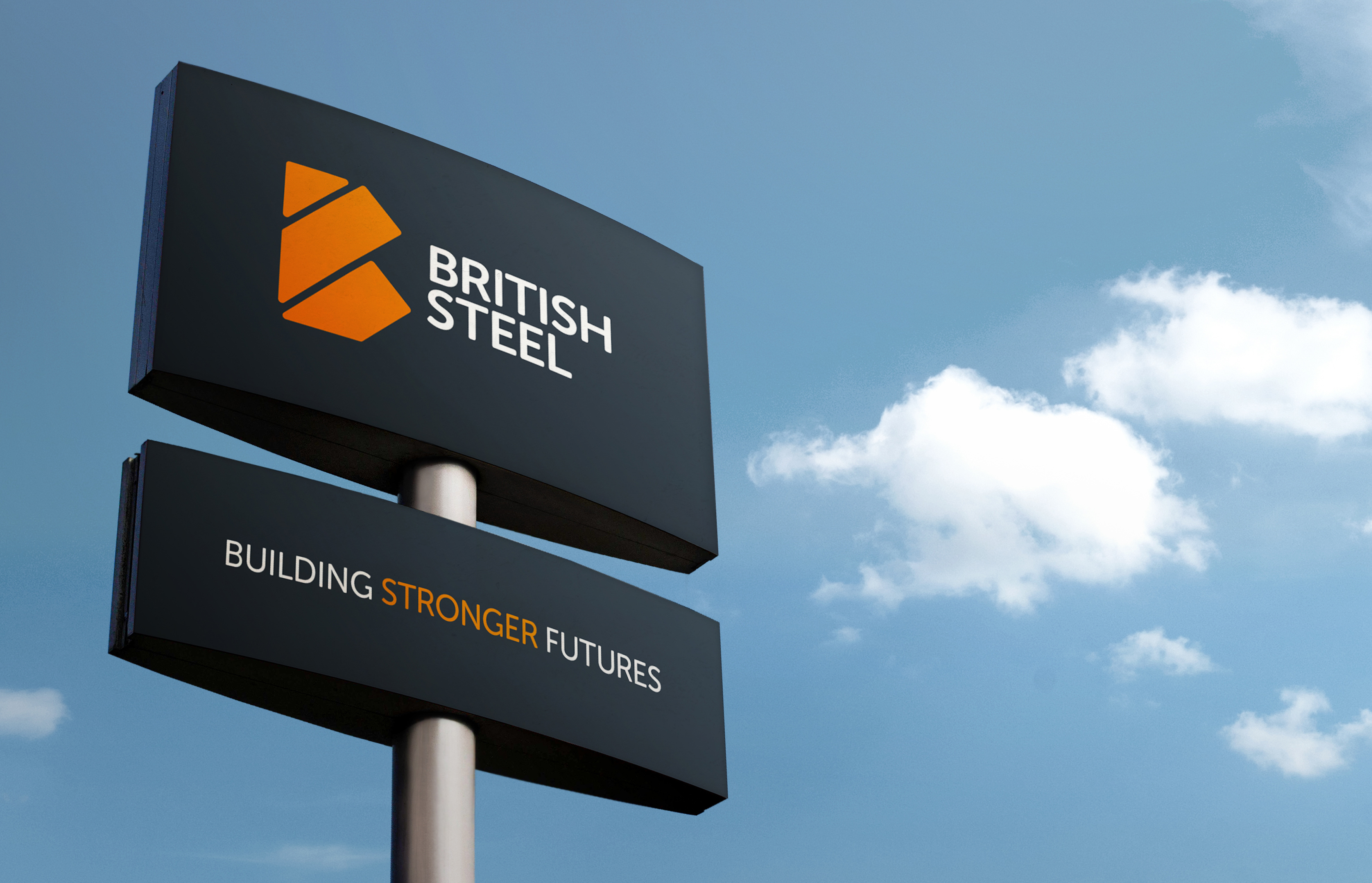 British Steel sign