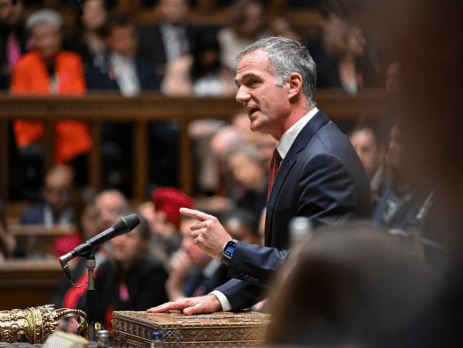 Peter Kyle, The Secretary of State making an announcement