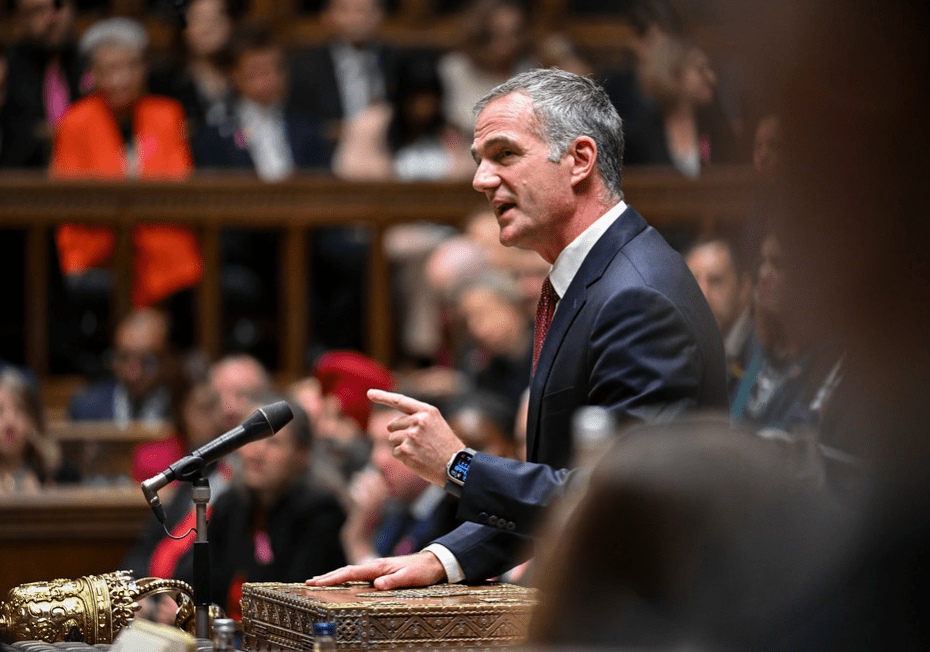 Peter Kyle, The Secretary of State Peter Kyle, The Secretary of State making an announcement